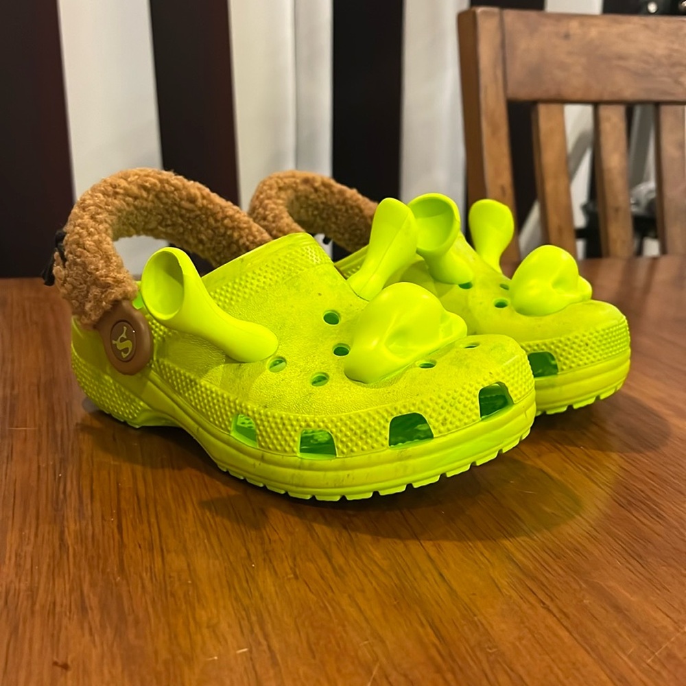 Crocs X Shrek Clogs Shoes new Boys Girls Kids Size 13 - C13